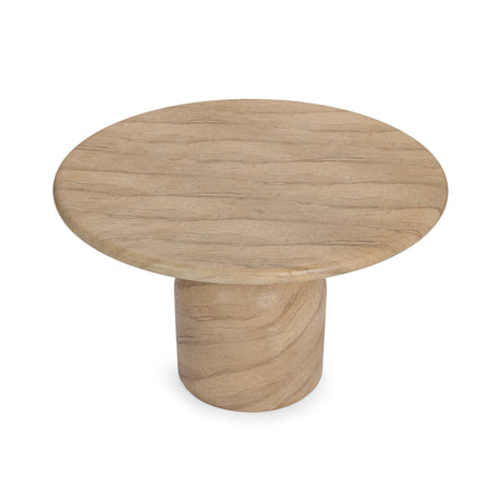 Portola Warm Sandstone 48" Round Outdoor Dining Table by Classic Home at Eve Furniture
