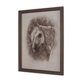 Portrait of a Thoroughbred I by Mercana Studio a Framed Art Print Matted under Glass by Mercana at Eve Furniture