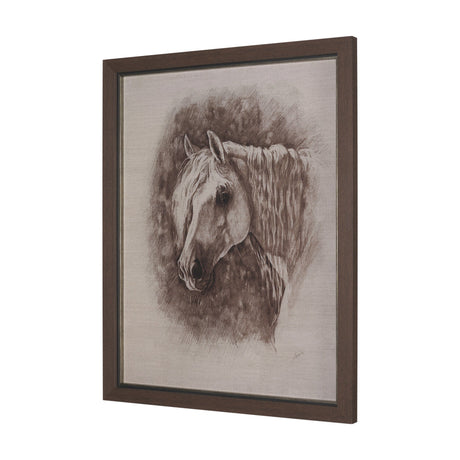 Portrait of a Thoroughbred I by Mercana Studio a Framed Art Print Matted under Glass by Mercana at Eve Furniture