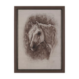 Portrait of a Thoroughbred I by Mercana Studio a Framed Art Print Matted under Glass by Mercana at Eve Furniture