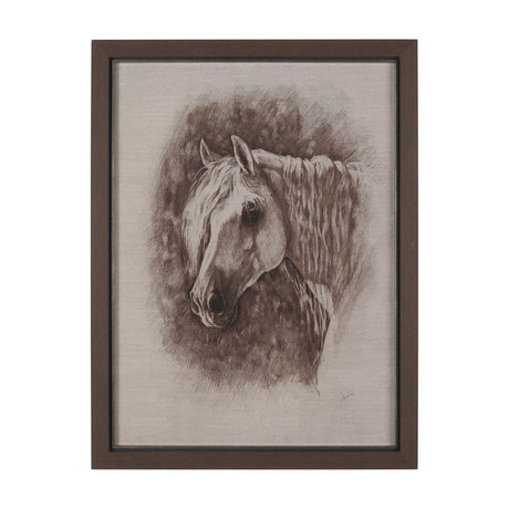 Portrait of a Thoroughbred I by Mercana Studio a Framed Art Print Matted under Glass by Mercana at Eve Furniture