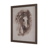 Portrait of a Thoroughbred II by Mercana Studio a Framed Art Print Matted under Glass by Mercana at Eve Furniture
