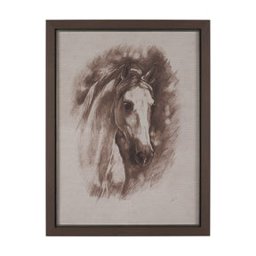 Portrait of a Thoroughbred II by Mercana Studio a Framed Art Print Matted under Glass by Mercana at Eve Furniture