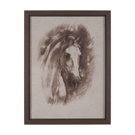 Portrait of a Thoroughbred II by Mercana Studio a Framed Art Print Matted under Glass by Mercana at Eve Furniture