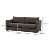 Portsmouth 85" Sofa by TOV Furniture at Eve Furniture