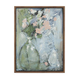 Posies I by Mercana Studio Hand-Embellished Textured Framed Canvas Artwork by Mercana at Eve Furniture