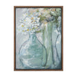 Posies II by Mercana Studio Hand-Embellished Textured Framed Canvas Artwork by Mercana at Eve Furniture