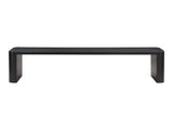 Post Black Large Dining Bench by Moe's Home at Eve Furniture