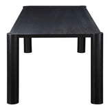 Post Black Large Dining Table