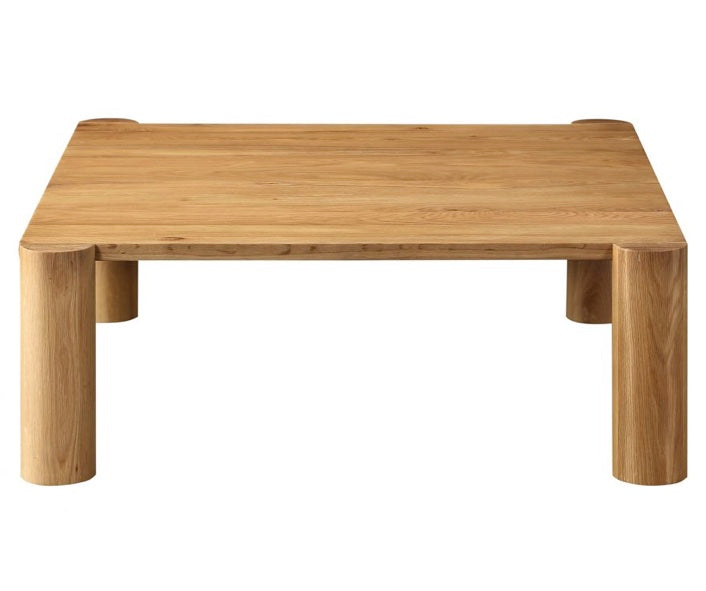 Post Coffee Table White Oak by Moe's Home at Eve Furniture