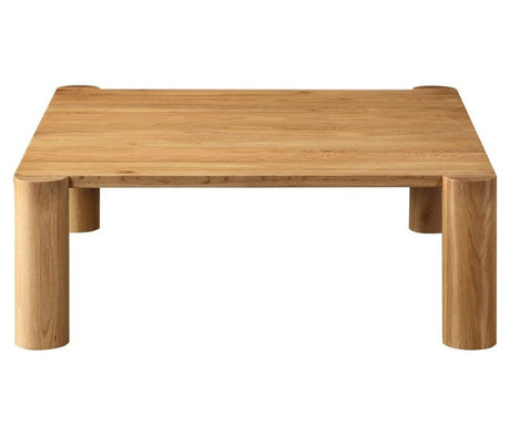 Post Coffee Table White Oak by Moe's Home at Eve Furniture