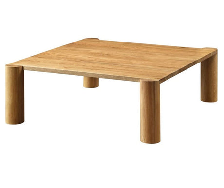 Post Coffee Table White Oak by Moe's Home at Eve Furniture