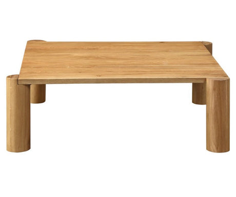 Post Coffee Table White Oak by Moe's Home at Eve Furniture