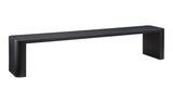 Post Dining Bench-Large Black by Moe's Home at Eve Furniture
