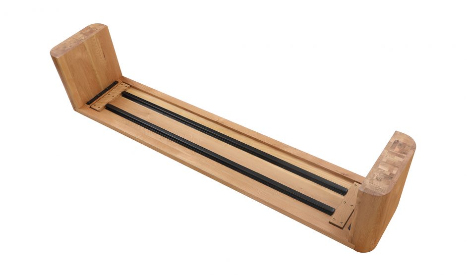 Post Dining Bench-Large Natural by Moe's Home at Eve Furniture