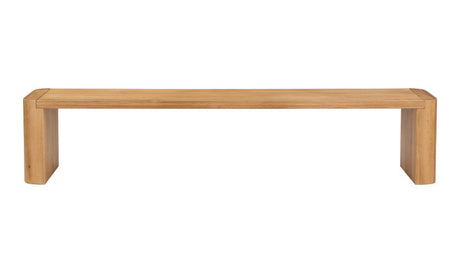 Post Dining Bench-Large Natural by Moe's Home at Eve Furniture