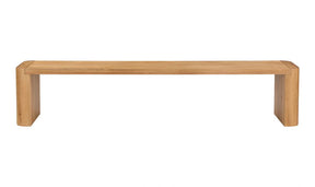 Post Dining Bench-Large Natural by Moe's Home at Eve Furniture
