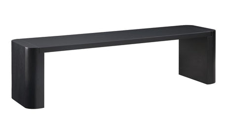 Post Dining Bench-Small Black by Moe's Home at Eve Furniture