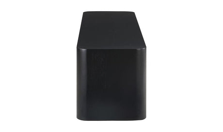 Post Dining Bench-Small Black by Moe's Home at Eve Furniture