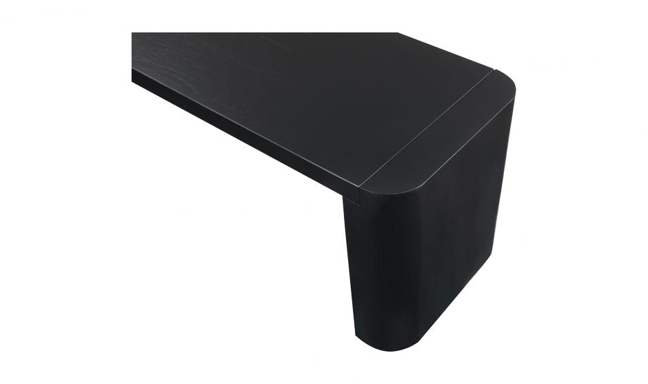 Post Dining Bench-Small Black by Moe's Home at Eve Furniture