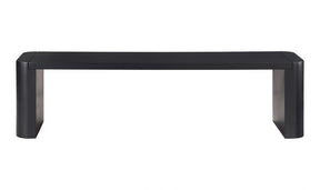 Post Dining Bench-Small Black by Moe's Home at Eve Furniture