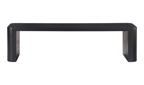 Post Dining Bench-Small Black by Moe's Home at Eve Furniture