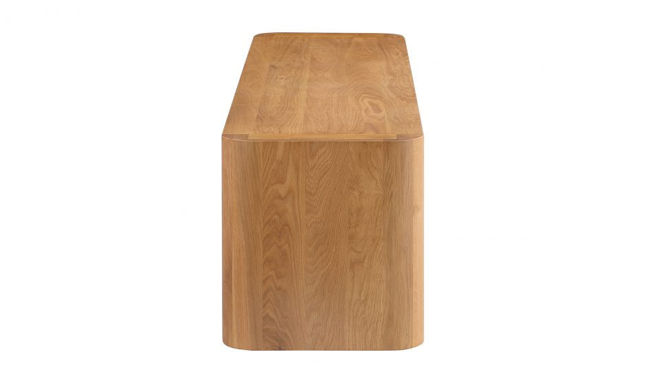 Post Dining Bench-Small Natural by Moe's Home at Eve Furniture