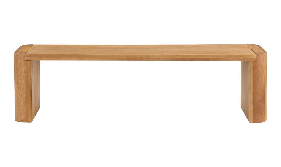 Post Dining Bench-Small Natural by Moe's Home at Eve Furniture
