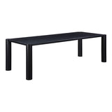 Post Dining Table - Large -Oak Black by Moe's Home at Eve Furniture