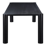 Post Dining Table - Large -Oak Black by Moe's Home at Eve Furniture