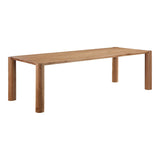 Post Dining Table - Large -Oak Natural by Moe's Home at Eve Furniture