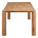 Post Dining Table - Large -Oak Natural by Moe's Home at Eve Furniture