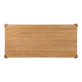 Post Dining Table - Large -Oak Natural by Moe's Home at Eve Furniture