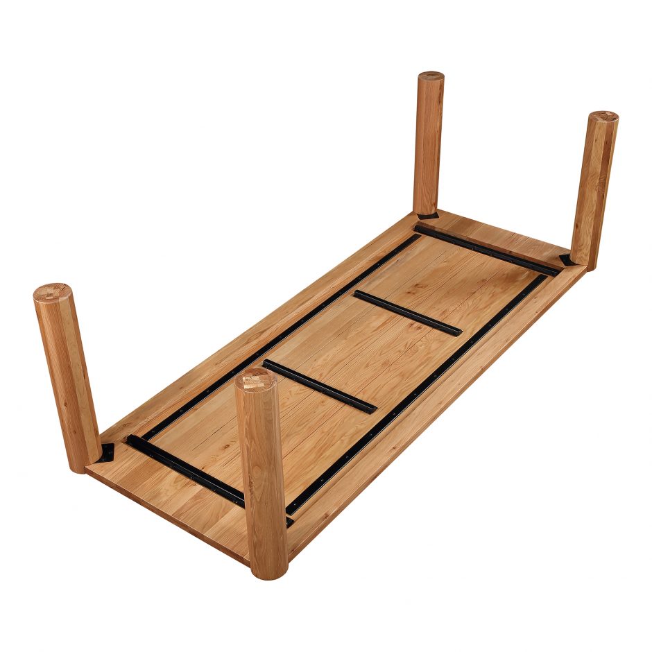 Post Dining Table - Large -Oak Natural by Moe's Home at Eve Furniture