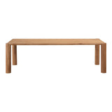Post Dining Table - Large -Oak Natural by Moe's Home at Eve Furniture