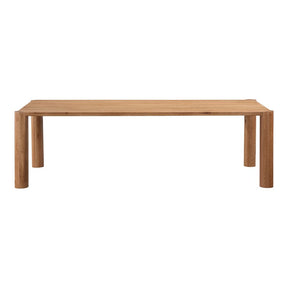 Post Dining Table - Large -Oak Natural by Moe's Home at Eve Furniture