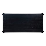 Post Dining Table - Oak Black by Moe's Home at Eve Furniture