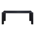 Post Dining Table - Oak Black by Moe's Home at Eve Furniture