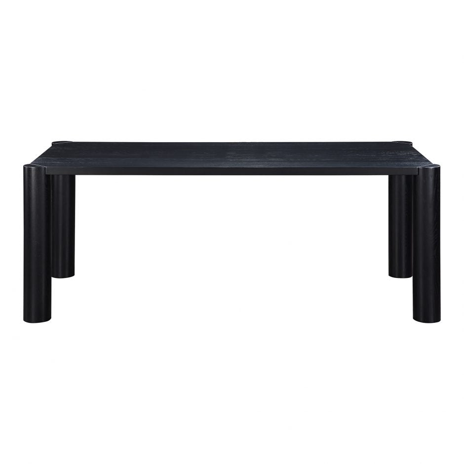 Post Dining Table - Oak Black by Moe's Home at Eve Furniture