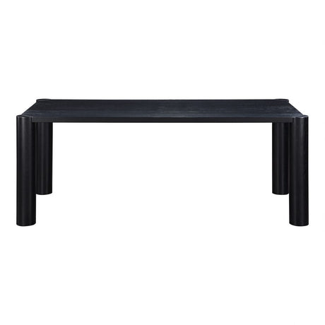 Post Dining Table - Oak Black by Moe's Home at Eve Furniture