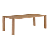 Post Dining Table Oak Natural by Moe's Home at Eve Furniture
