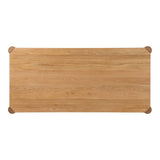 Post Dining Table Oak Natural by Moe's Home at Eve Furniture