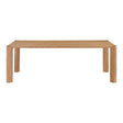Post Dining Table Oak Natural by Moe's Home at Eve Furniture