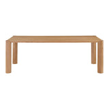 Post Dining Table Oak Natural by Moe's Home at Eve Furniture