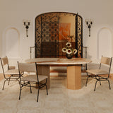 Posta Beige Dining Chair by Moe's Home at Eve Furniture