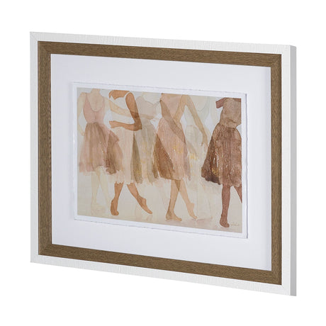 Posture by Mercana Studio a Hand Embellished Textured Framed Art Print Matted under Glass by Mercana at Eve Furniture