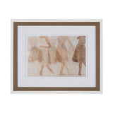 Posture by Mercana Studio a Hand Embellished Textured Framed Art Print Matted under Glass by Mercana at Eve Furniture