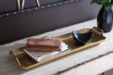 Posy Gold Finish Tray by Ashley at Eve Furniture