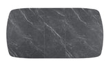 Potero Black Faux Marble Extendable Dining Table by Coaster at Eve Furniture