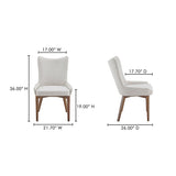 Potter Beige Dining Chair by MOES at Eve Furniture